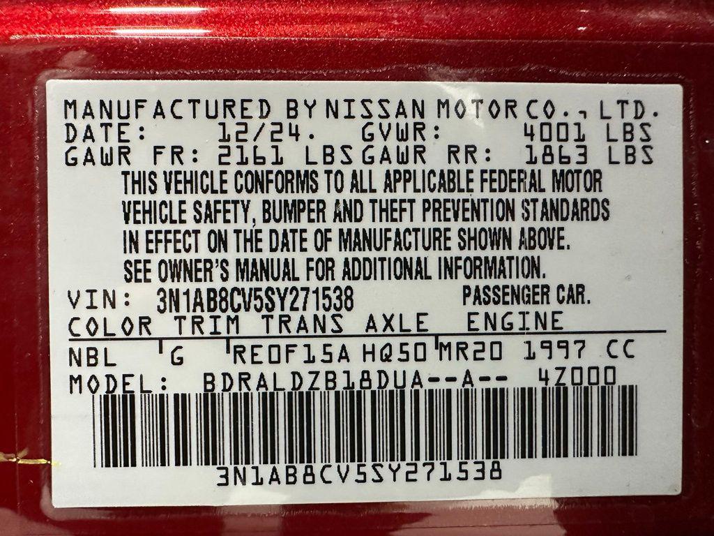 used 2025 Nissan Sentra car, priced at $18,495