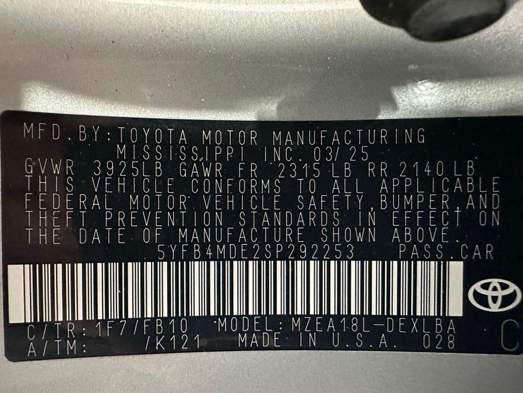 used 2025 Toyota Corolla car, priced at $20,795