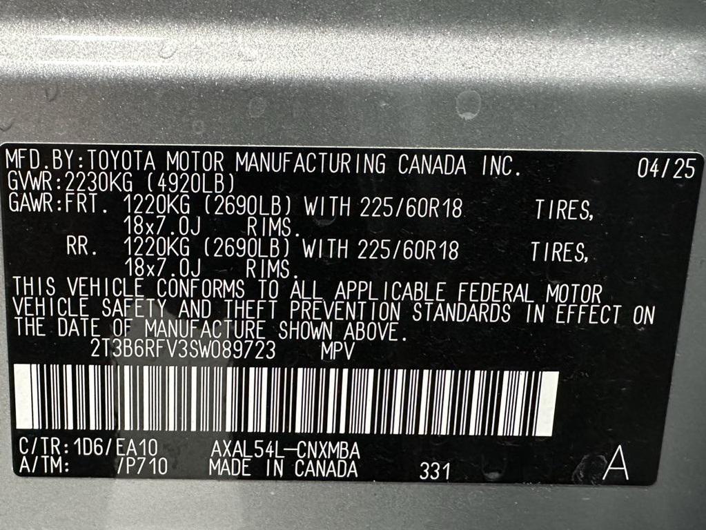 used 2025 Toyota RAV4 Hybrid car, priced at $36,995