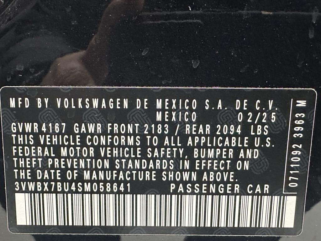 used 2025 Volkswagen Jetta car, priced at $18,995