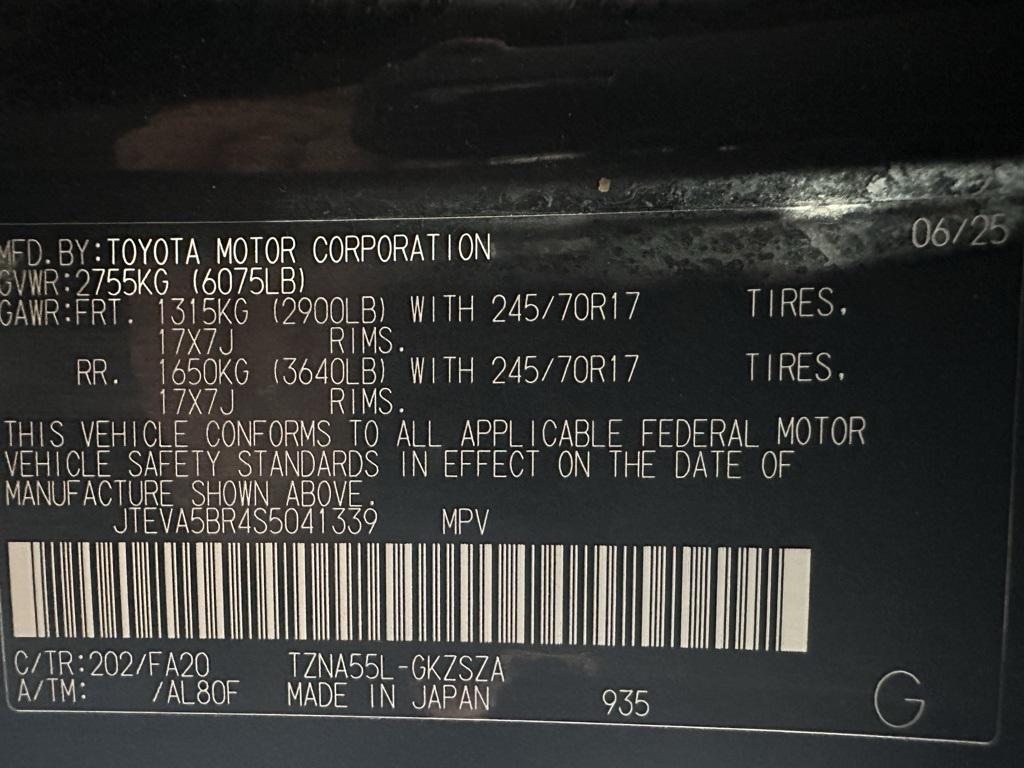 used 2025 Toyota 4Runner car, priced at $41,495