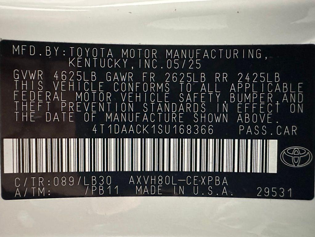 used 2025 Toyota Camry car, priced at $34,495