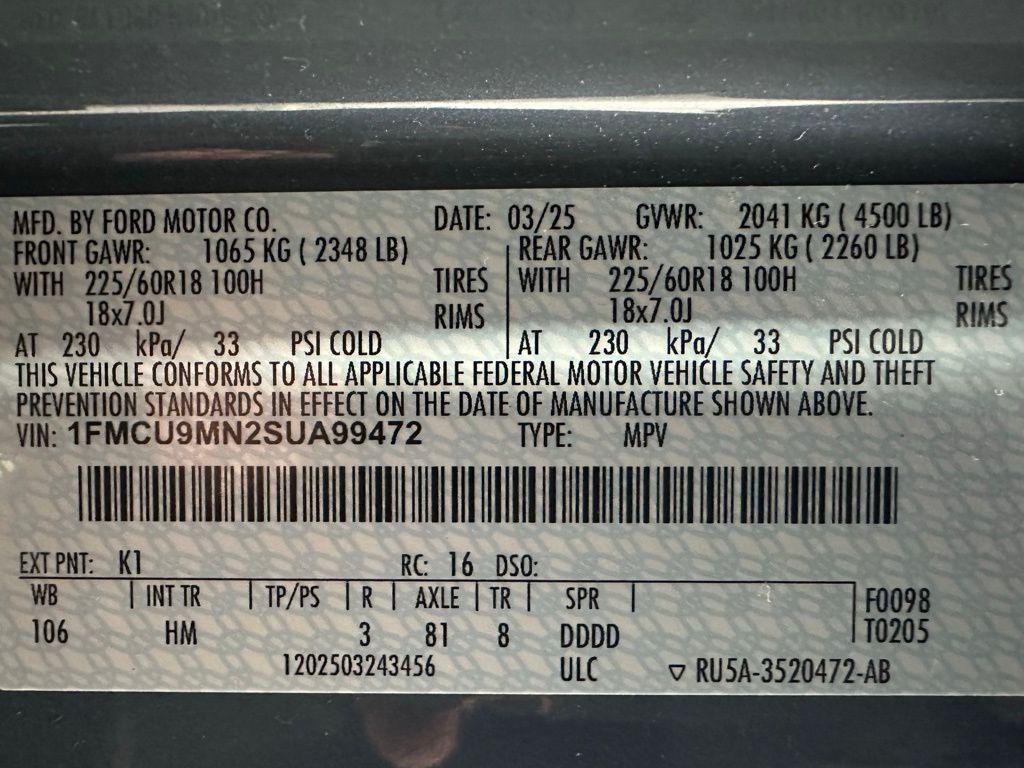 used 2025 Ford Escape car