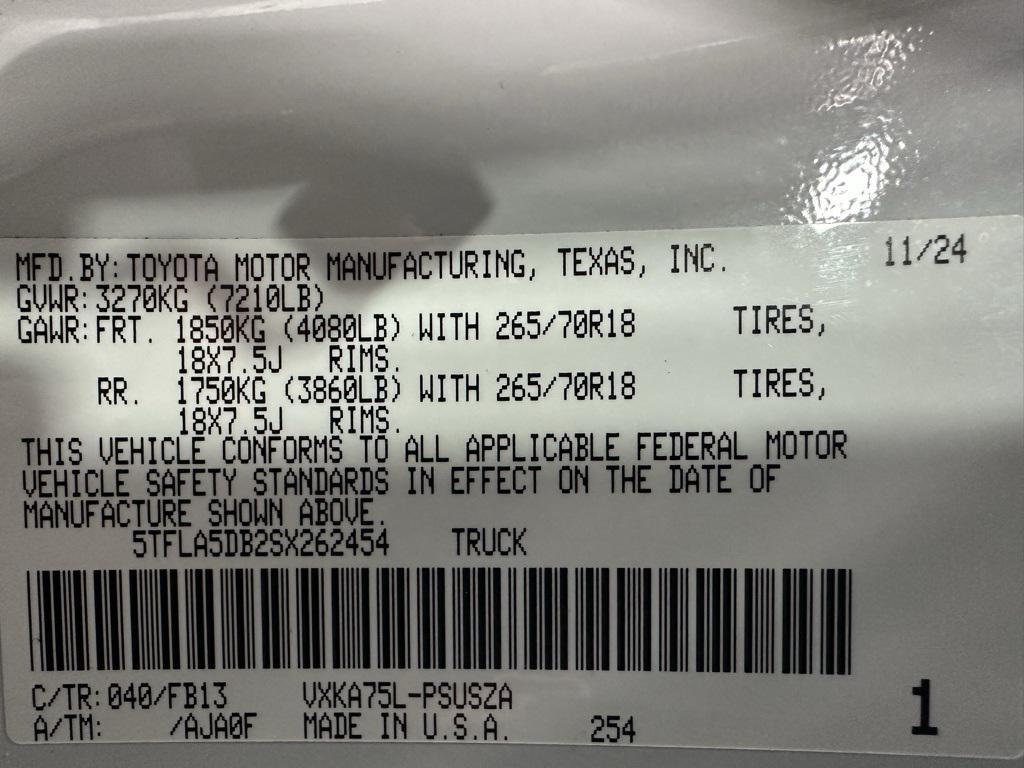 used 2025 Toyota Tundra car, priced at $42,995
