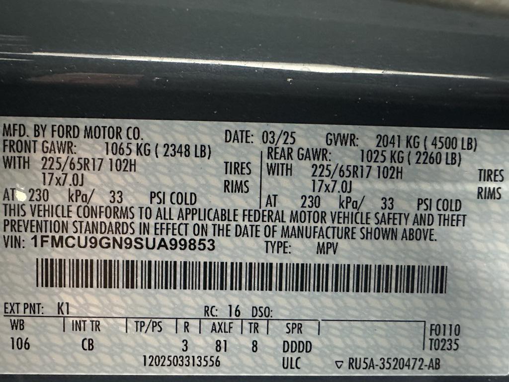 used 2025 Ford Escape car, priced at $21,995