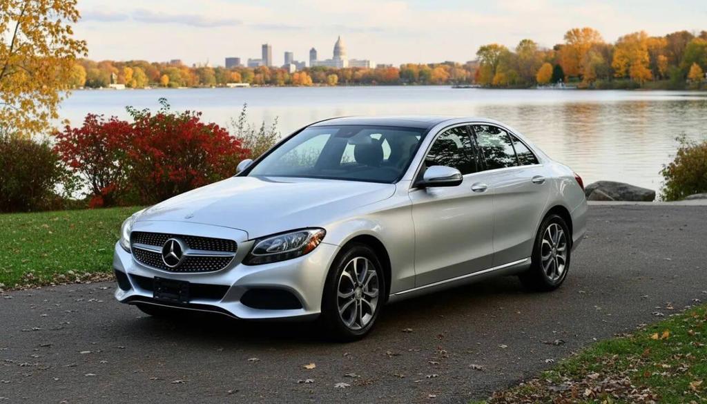 used 2016 Mercedes-Benz C-Class car, priced at $14,200