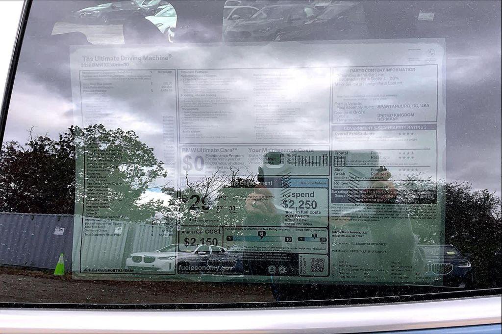 new 2026 BMW X3 car, priced at $58,790