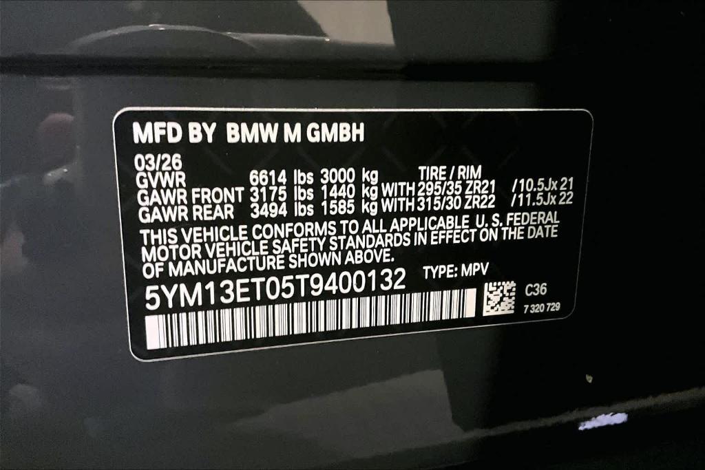 new 2026 BMW X5 M car, priced at $144,375