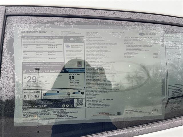 new 2026 Subaru Crosstrek car, priced at $31,105