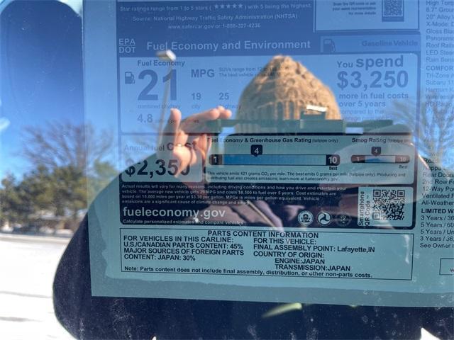 new 2026 Subaru Ascent car, priced at $53,351