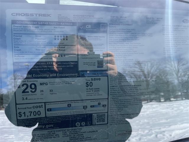 new 2026 Subaru Crosstrek car, priced at $31,105