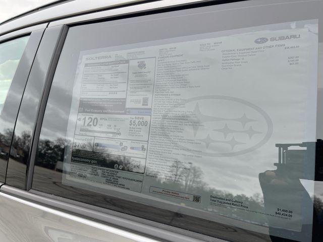 new 2026 Subaru Solterra car, priced at $38,434