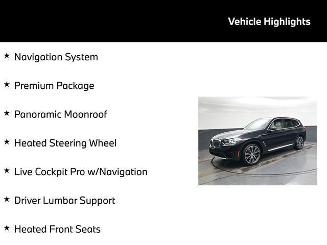 used 2023 BMW X3 car, priced at $33,301