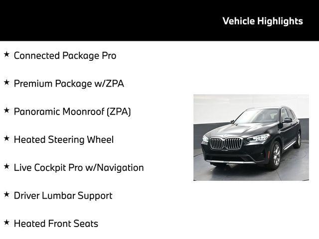 used 2023 BMW X3 car, priced at $41,699