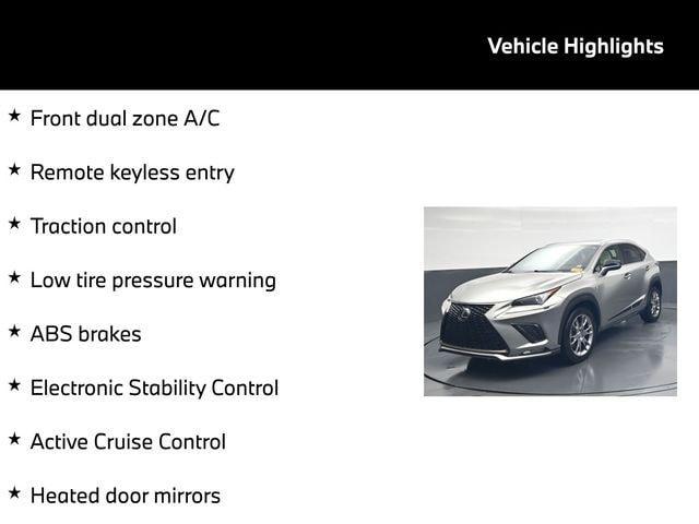 used 2019 Lexus NX 300 car, priced at $23,887