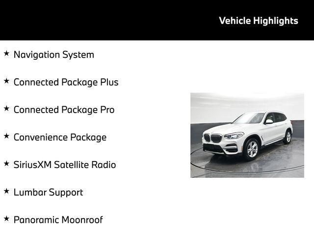 used 2020 BMW X3 car, priced at $22,352