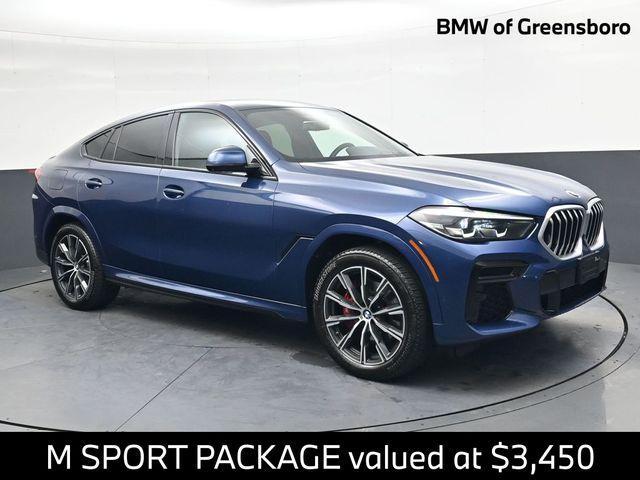 used 2022 BMW X6 car, priced at $45,400