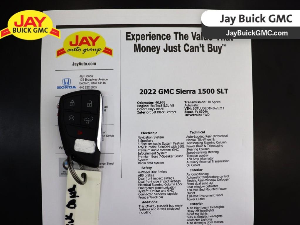 used 2022 GMC Sierra 1500 car, priced at $40,960