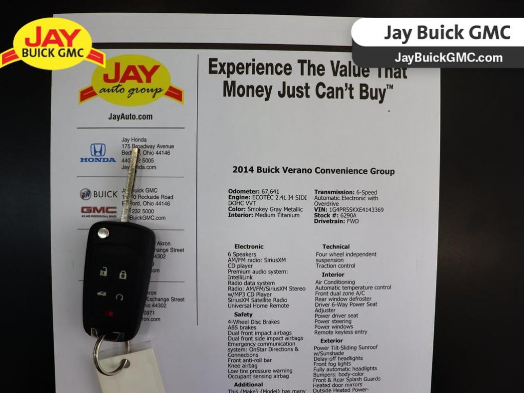 used 2014 Buick Verano car, priced at $8,760