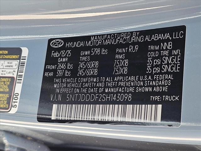 new 2025 Hyundai SANTA CRUZ car, priced at $40,885