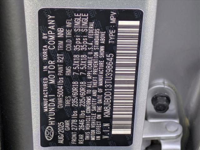 new 2026 Hyundai TUCSON Hybrid car, priced at $35,415