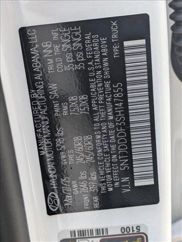 new 2025 Hyundai SANTA CRUZ car, priced at $39,955