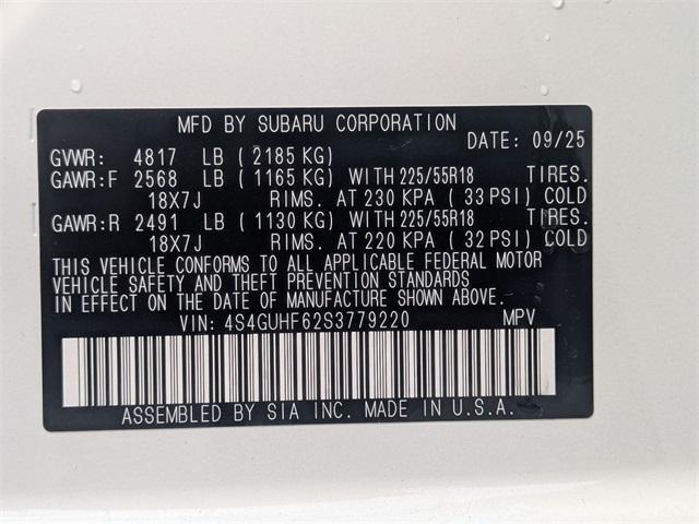 new 2025 Subaru Crosstrek car, priced at $32,655