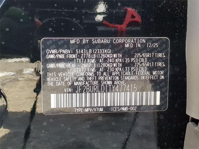 new 2026 Subaru Outback car, priced at $49,315