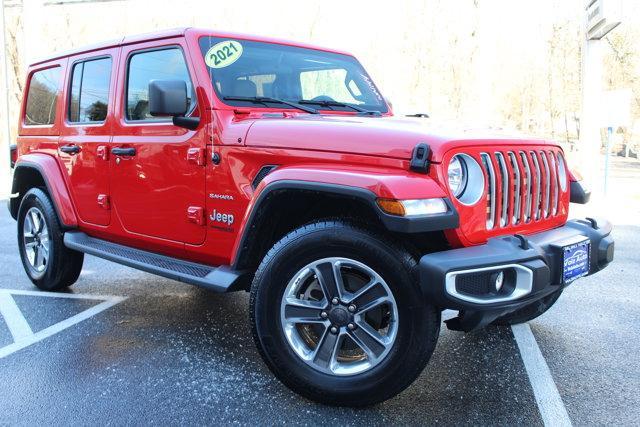 used 2021 Jeep Wrangler Unlimited car, priced at $31,491