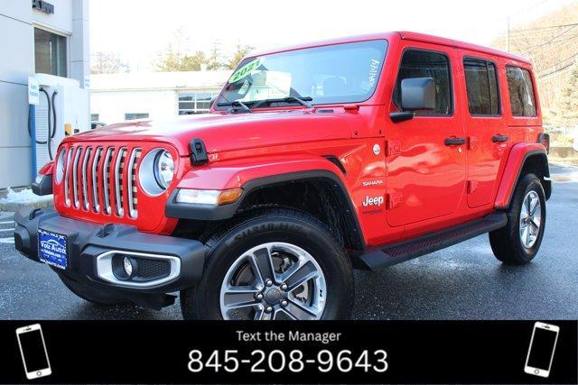 used 2021 Jeep Wrangler Unlimited car, priced at $31,491
