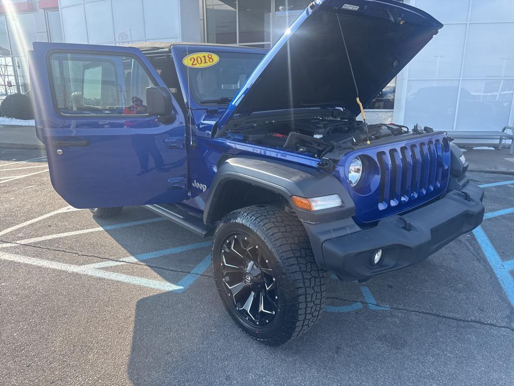 used 2018 Jeep Wrangler Unlimited car, priced at $23,381