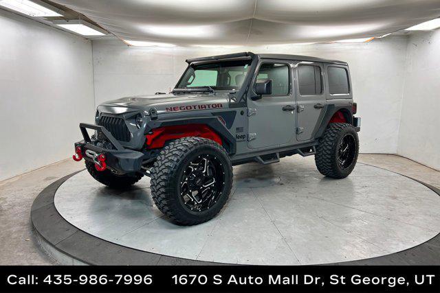 used 2021 Jeep Wrangler Unlimited car, priced at $36,500