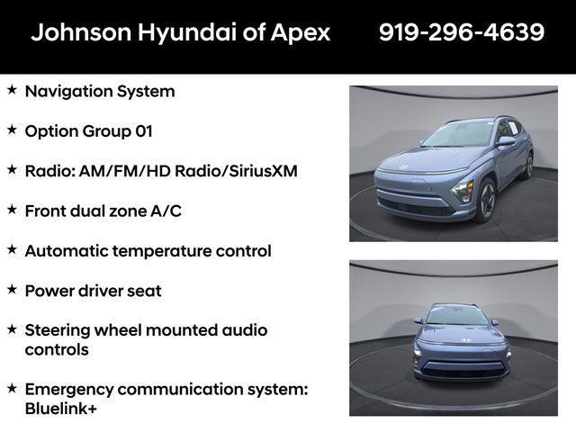 used 2024 Hyundai Kona EV car, priced at $21,998