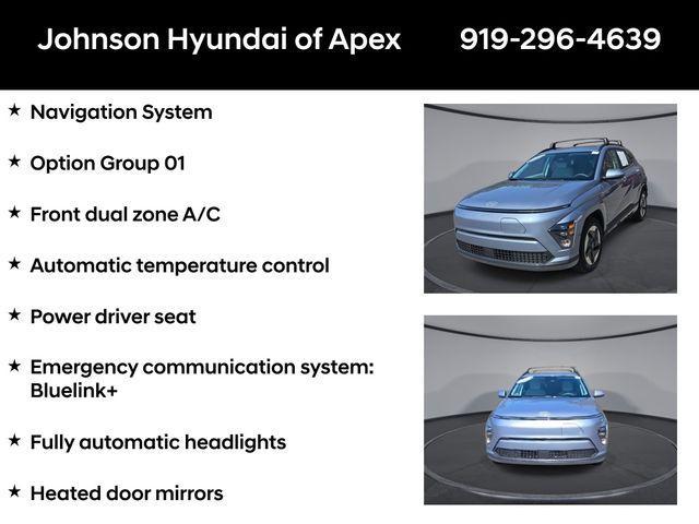 used 2024 Hyundai Kona EV car, priced at $23,195