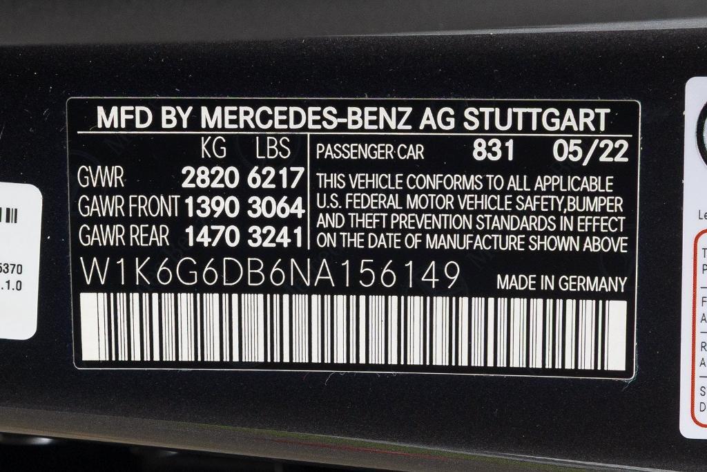 used 2022 Mercedes-Benz S-Class car, priced at $51,490