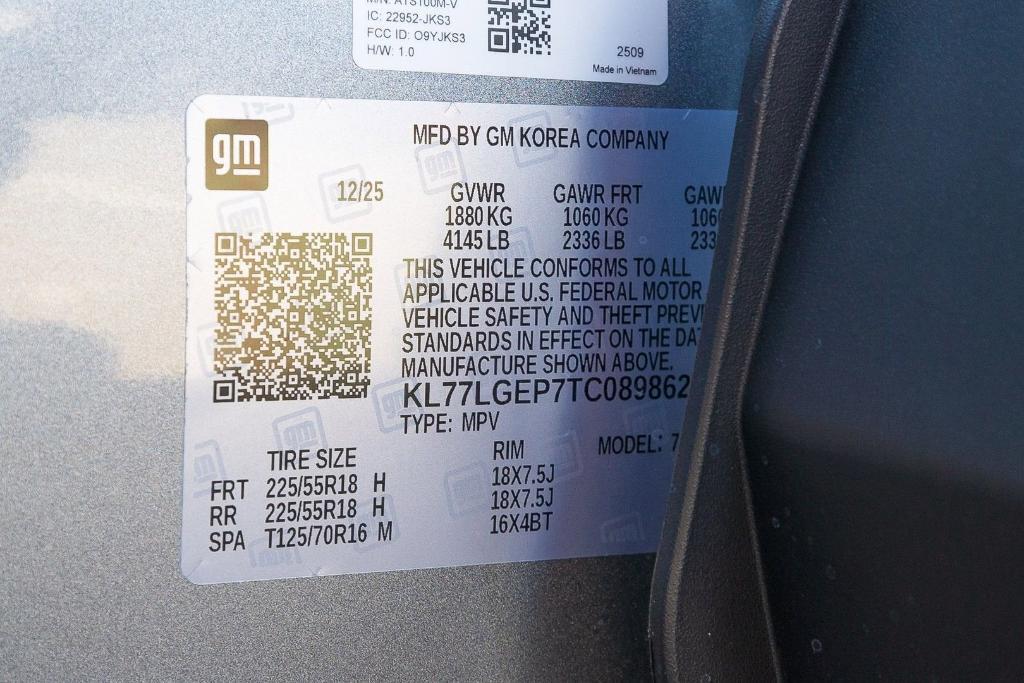 new 2026 Chevrolet Trax car, priced at $22,295