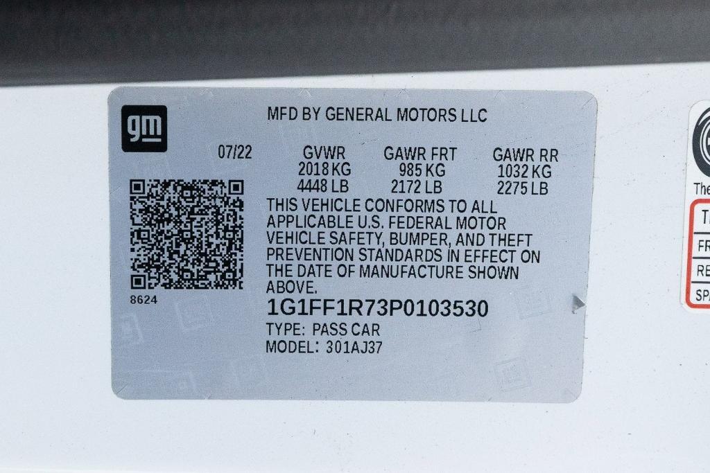 used 2023 Chevrolet Camaro car, priced at $31,985