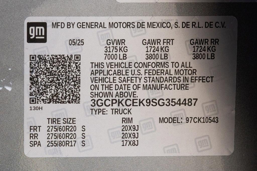 used 2025 Chevrolet Silverado 1500 car, priced at $43,000