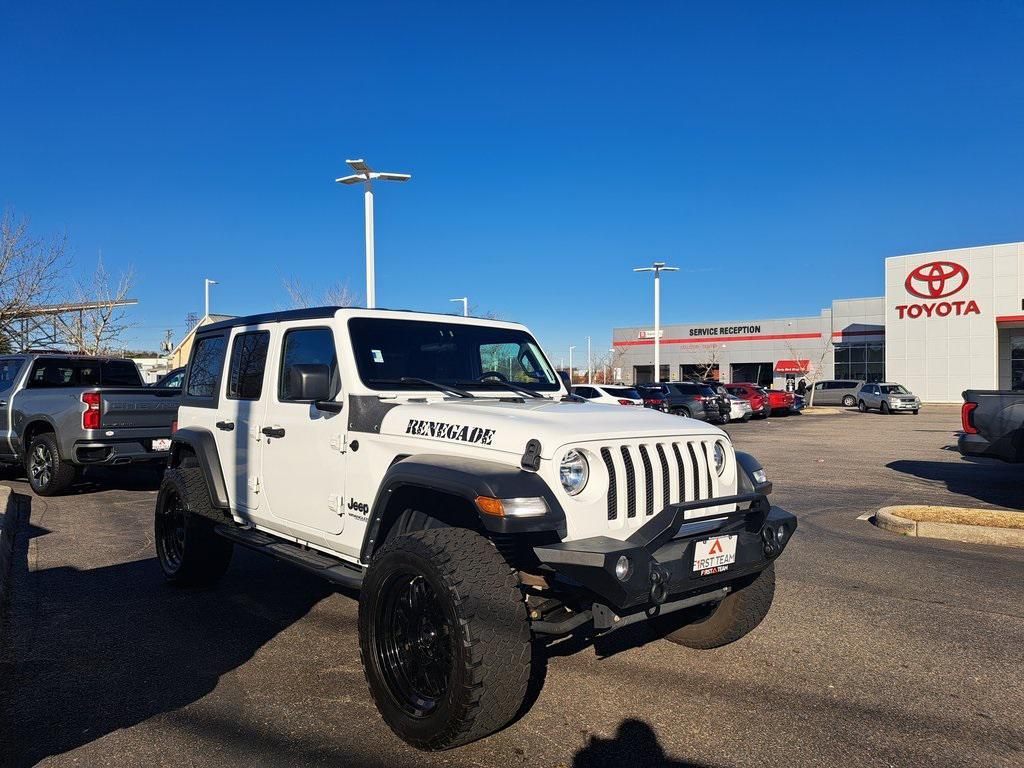 used 2022 Jeep Wrangler Unlimited car, priced at $25,300
