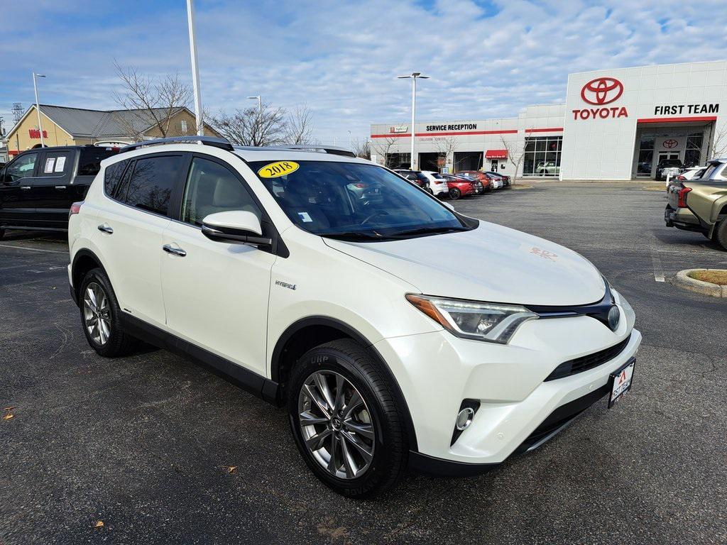 used 2018 Toyota RAV4 Hybrid car, priced at $14,900