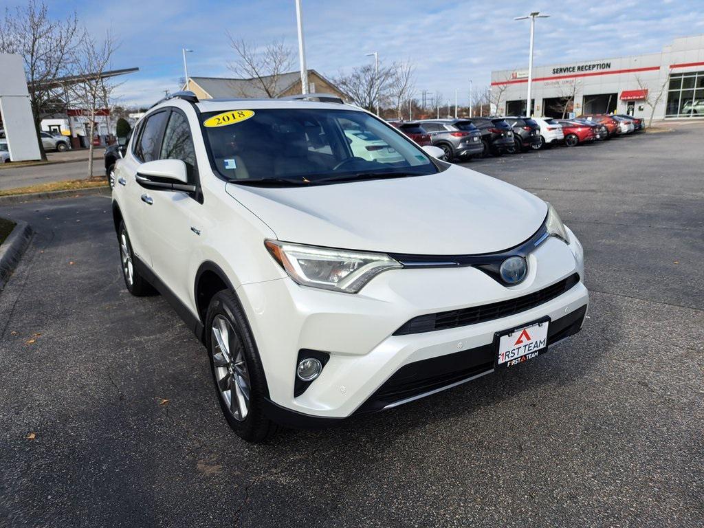 used 2018 Toyota RAV4 Hybrid car, priced at $14,900