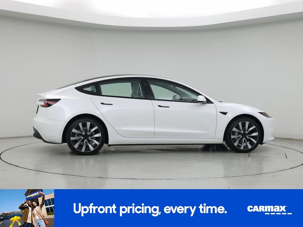 used 2025 Tesla Model 3 car, priced at $40,998