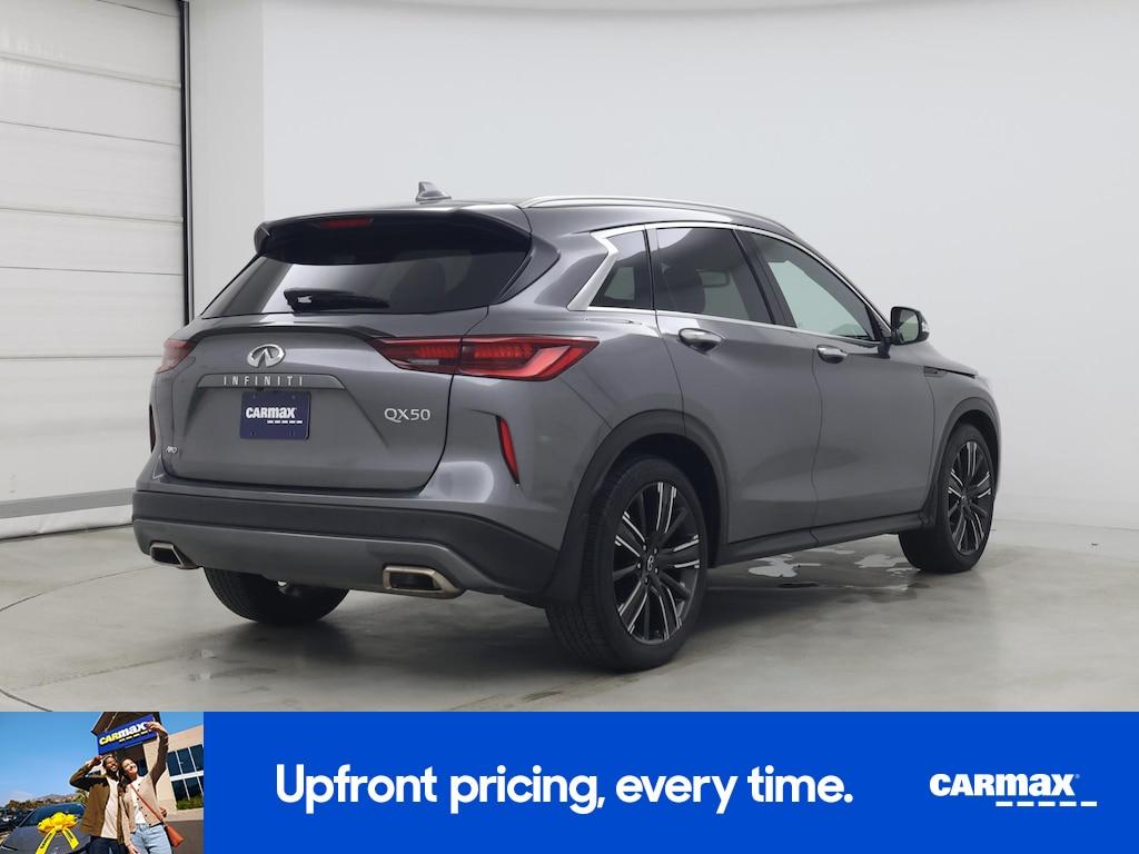 used 2022 INFINITI QX50 car, priced at $28,998