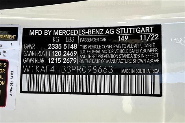 used 2023 Mercedes-Benz C-Class car, priced at $36,998