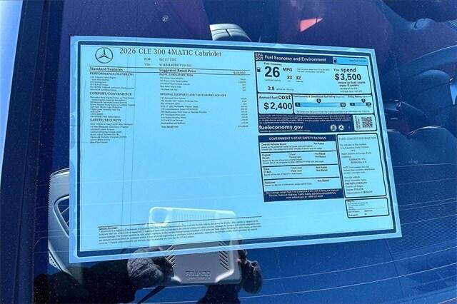 new 2026 Mercedes-Benz CLE 300 car, priced at $78,320