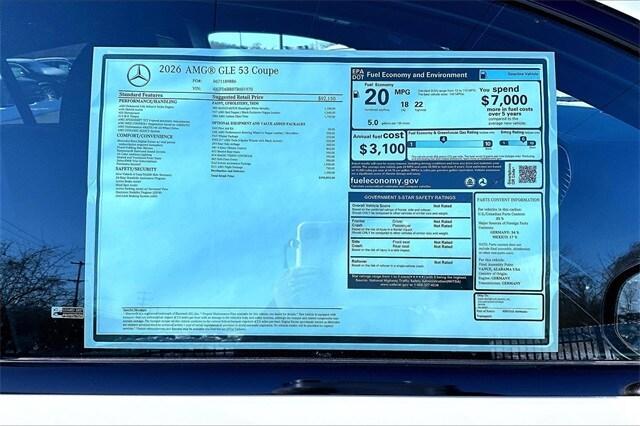 new 2026 Mercedes-Benz AMG GLE 53 car, priced at $104,855