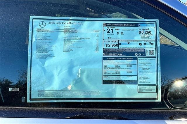 new 2026 Mercedes-Benz GLS 450 car, priced at $96,995