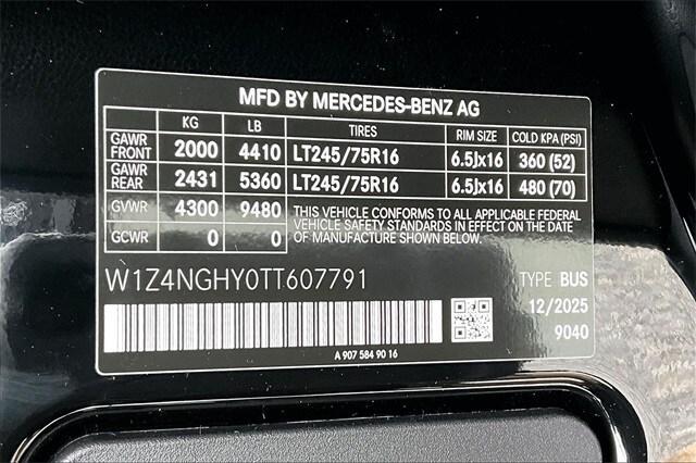 new 2026 Mercedes-Benz Sprinter 2500 car, priced at $85,191