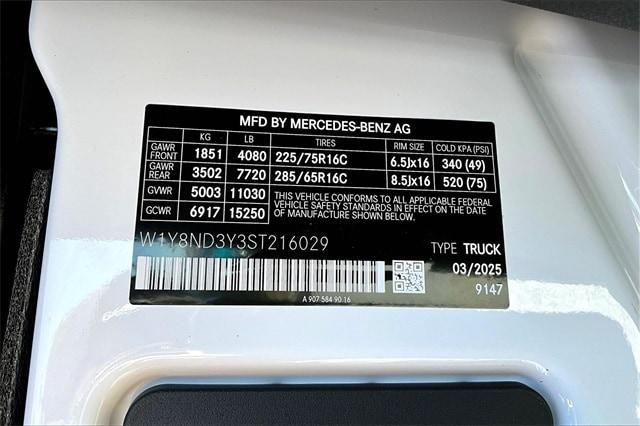 new 2025 Mercedes-Benz Sprinter 3500XD car, priced at $69,556