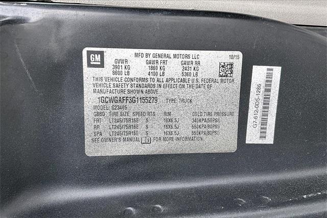 used 2016 Chevrolet Express 2500 car, priced at $15,949